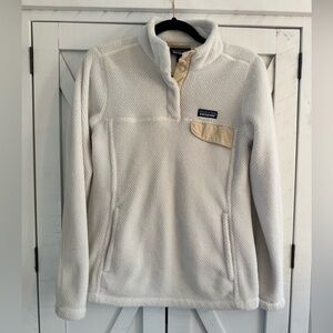 PATAGONIA EUC Re-Tool Snap-T Cream Fleece Pullover